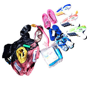 Pool Time FUN! NWT Minnie Mouse Raft & Blue Raft -3 Water Toys-Snorkel-3 Shoes